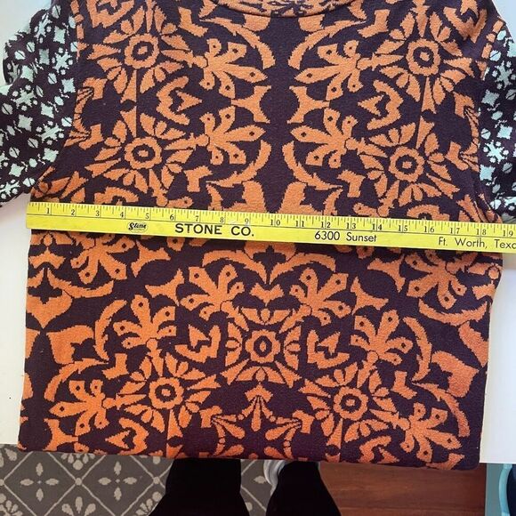 Anthro Gypsy 05 Ovieto Intarsia Knit Shift, Size Small - Picture 8 of 8